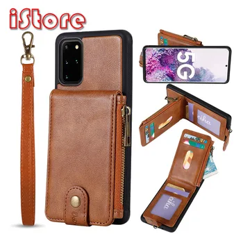 

Leather wallet phone case for samsung galaxy S20 6.2 S20Plus 6.7 S20Ultra 6.9 Card package protective case