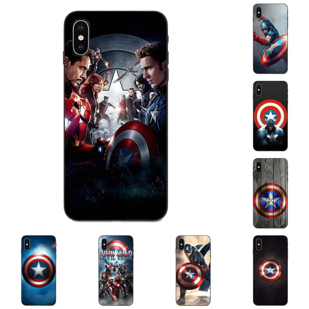 

Marvel Hero Captain America For Huawei Mate 9 10 20 P8 P9 P10 P20 P30 Lite Mini Play Pro P smart Plus Z 2017 2019