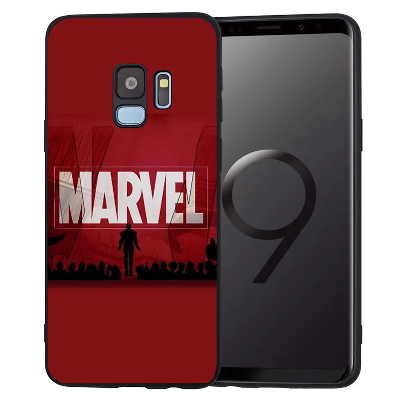С принтами "Marvel", "Мстители", для Samsung Galaxy S6 S7 край S8 S9 S10 Plus Note 8, 9, 10, A30 A40 A50 A60 A70 M10 M20 чехол для телефона etui