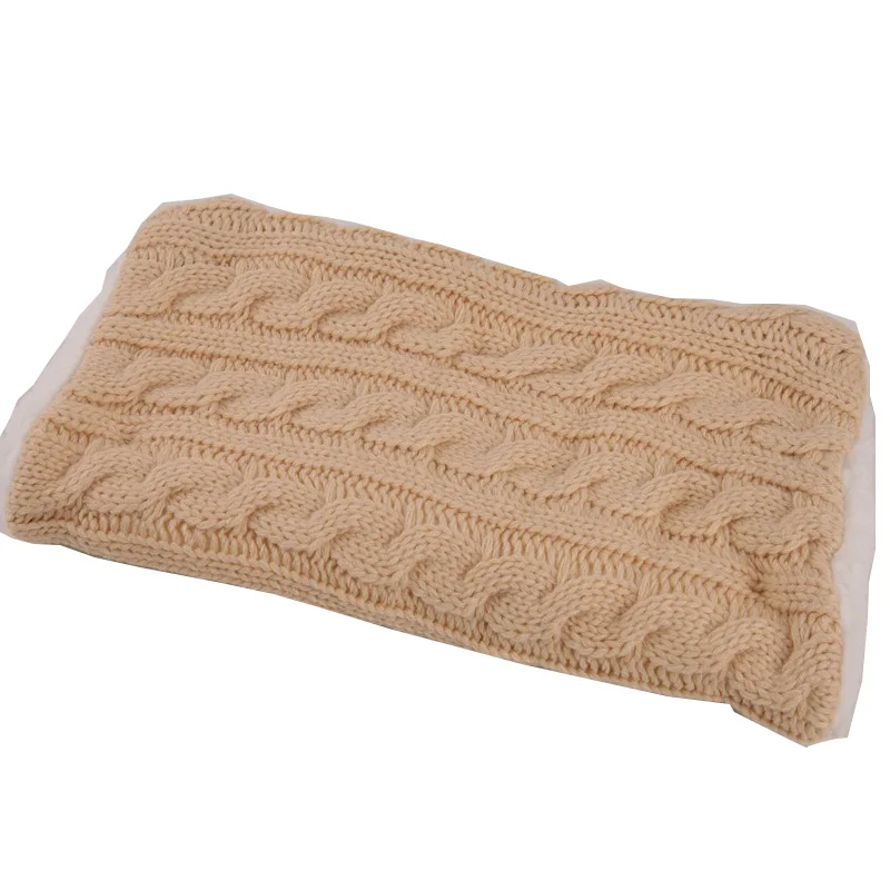 Carrinho de Bebê Bolsa de Dormir e Carrinho de Criança Dormirsacks para Footmuff Luvas Recém-nascidos Tricô Outono Inverno Quente Swaddle Wrap Slaapzak 9 Carrinho de bebê saco de dormir e
