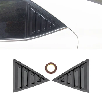 

2pcs For Toyota Corolla 2014-2018 Rear Side Vent Window Scoop Louvers Cover Trim Car Styling Car Trim For Corolla Accessories