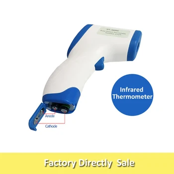 

Infrared Temperature Tester LCD Screen Back Light And Sound Alarm 35-Sets Recall Memory Temperature Detector