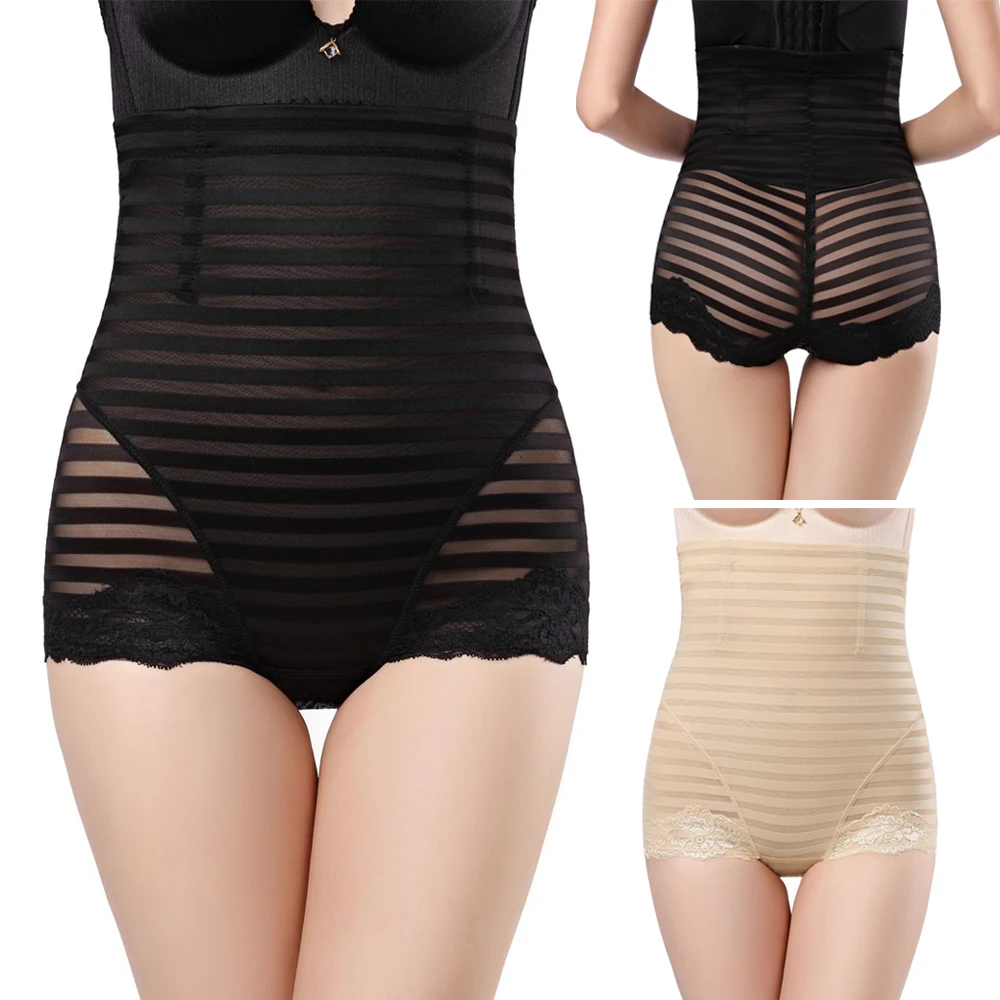 Women High Waist Shaping Pant Belly Short Trummy Control Underwear Sexy Tight Elastic Breathable Lady Shaper Nightwear Pant