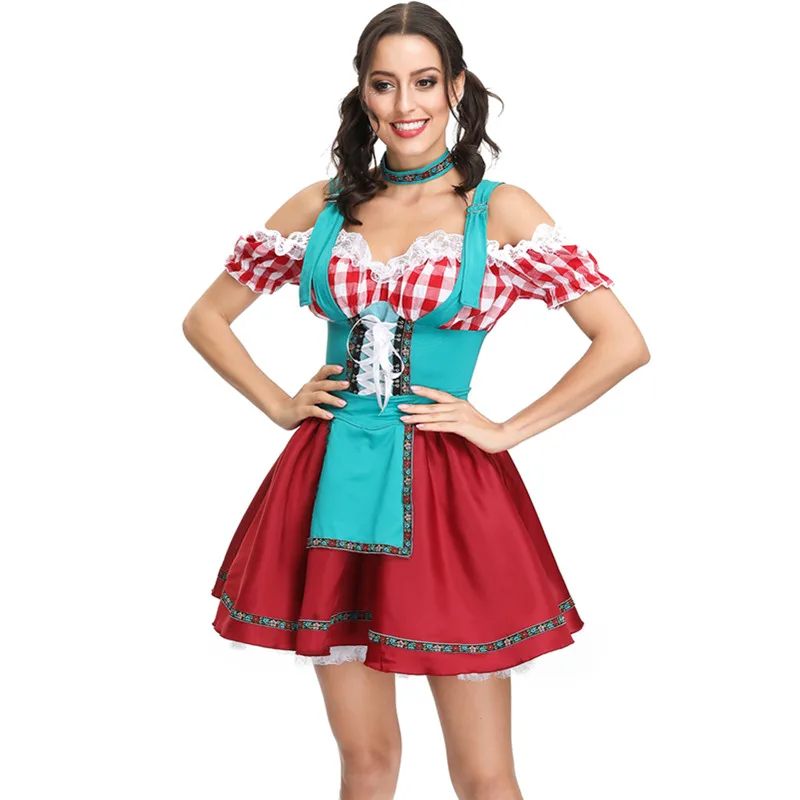 Женский Bavarian бар костюм горничной