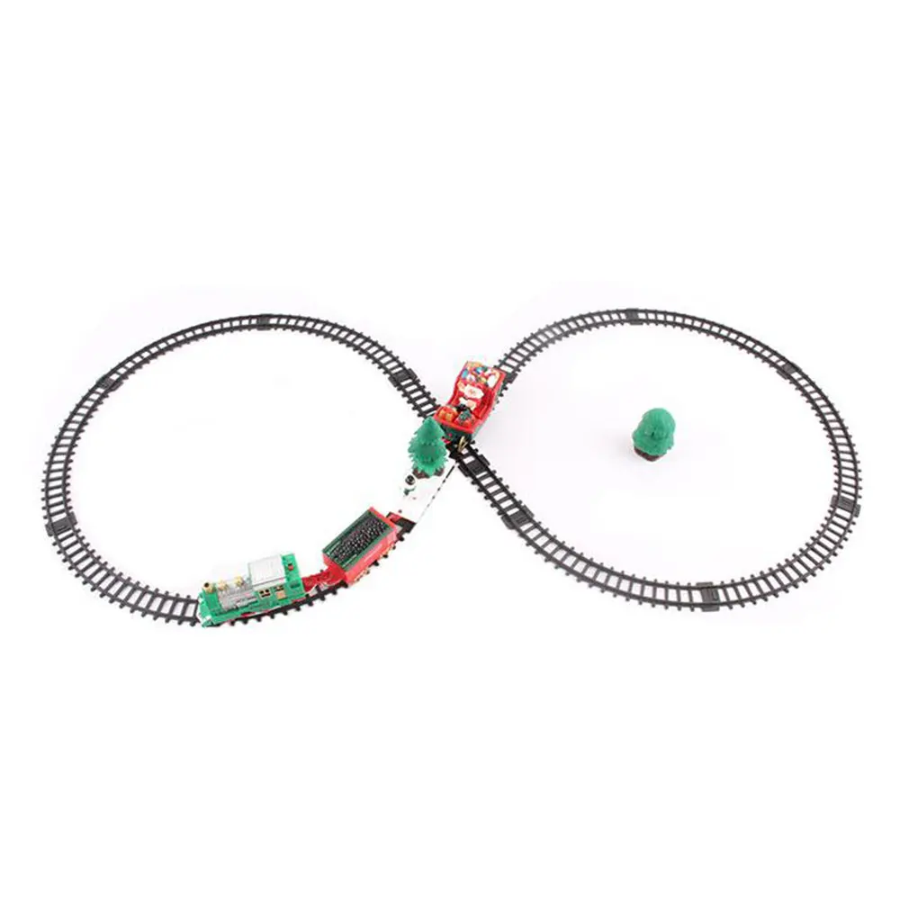 Детский маленький поезд трек игрушка Электрический светсветильник ый