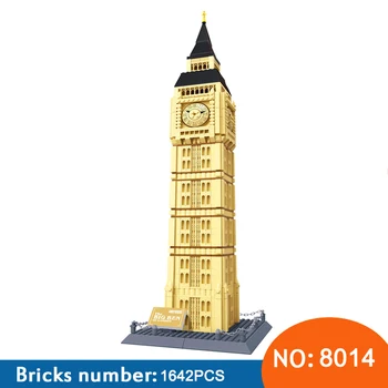 

1642pcs London Big Ben World Construction Building Blocks Creative Architecture Gift Toys Kids For Children