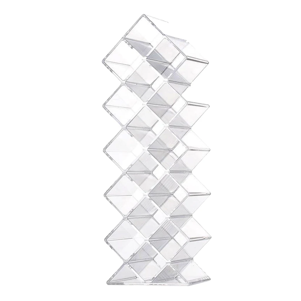 Lipstick Organizer Tower, Lipgloss Storage Holder Stand for 16 Lip Sticks for Makeup Cosmetic Vanity Dresser Display
