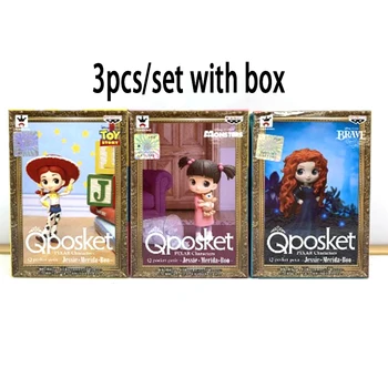 

Qposket Toy Story 4 Jessie toys movie Disney PIXAR BRAVE MONSTERS characters action figure kids birthday gifts model set 7-8CM
