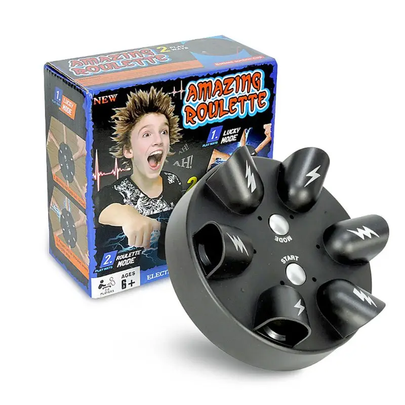 Prank toys joke toys 6 slots polygraph electric shock heart beat lie detector novelty party game