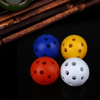 

50Pcs 4CM Whiffle Airflow Hollow Golf Practice Sports Balls Golf Accessories