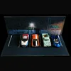 1/64 Scale American Street Parking Space Red Brick Wall Graffiti Version Fit Car Model Display Garage Parking Lot Scene 1