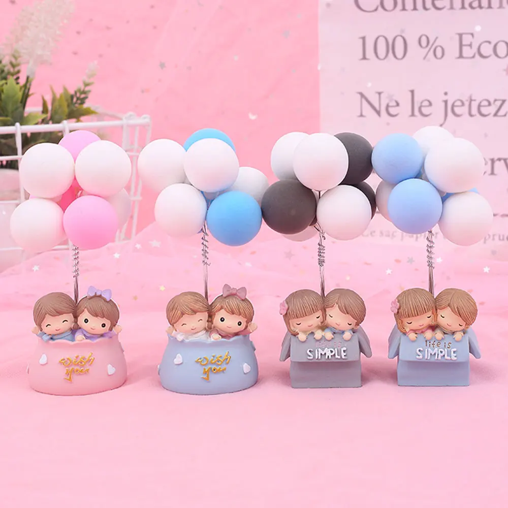 Креативный горячий воздушный шар чайная чашка прекрасная пара Смола ремесло