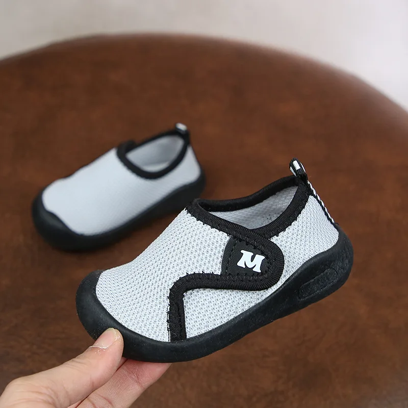 

Newborn Baby Boys Sneaker Shoes Fashion Summer Soft Crib Shoes Children Bebe Boys Casual First Walker Anti Slip Shoes Soft Sole