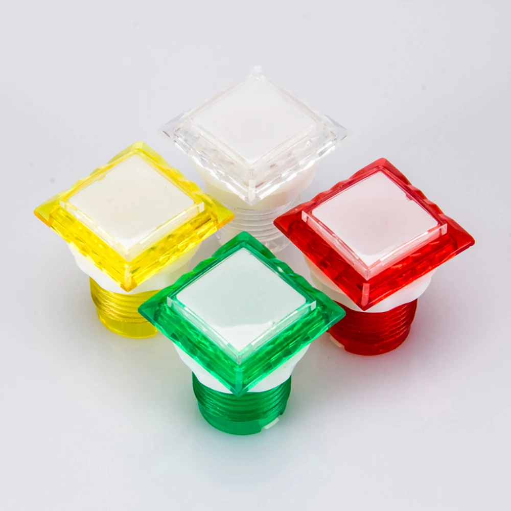 

Small square lace with light button square button 33*33 diamond lace button game console button