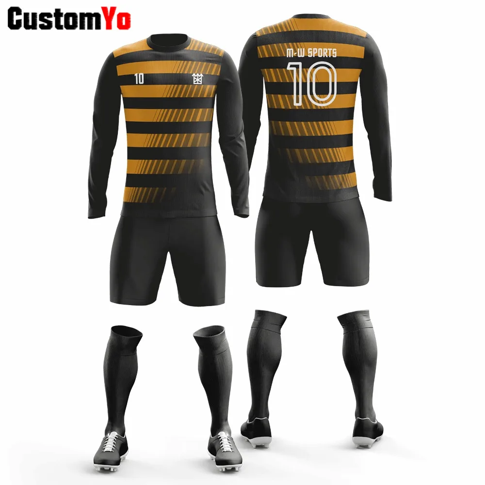 

Breathable Fabric Top Shirts Make Your Design Custom Football Kits Digital Print Soccer Jerseys