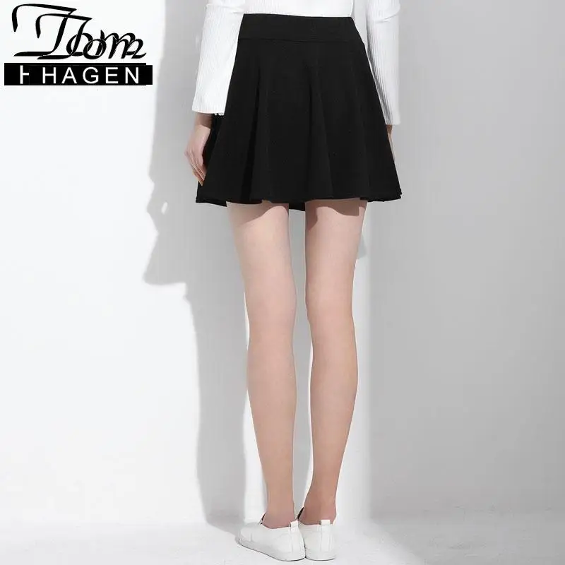 Летняя мода 2020 Женская плиссированная юбка шорты для девочек сексуальные черные