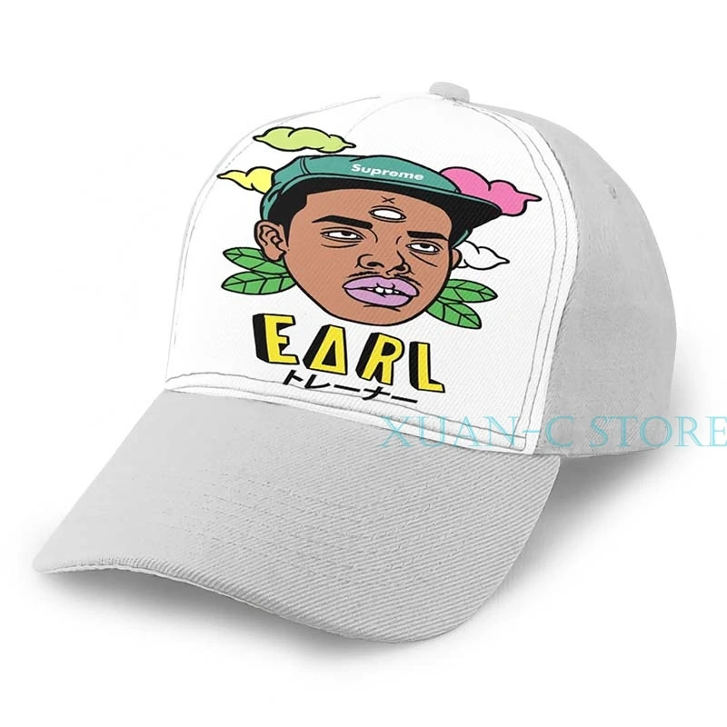 Толстовка Earl баскетбольная Кепка для мужчин и женщин модная черная шляпа унисекс с принтом - Цвет: Gray