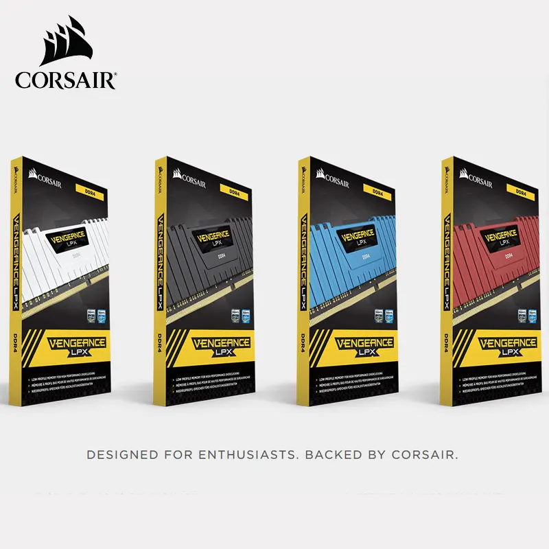 CORSAIR Vengeance 3600 МГц LPX 16 ГБ 32 DDR4 PC4 Модуль ПК Cmputer настольная память 8 DIMM|Оперативная