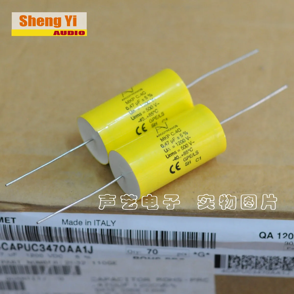 1pcs/1lot Original Italian AV MKP 1200V 0.47uf 474 470N fever Promise tube amplifier coupling capacitor | Автомобили и мотоциклы