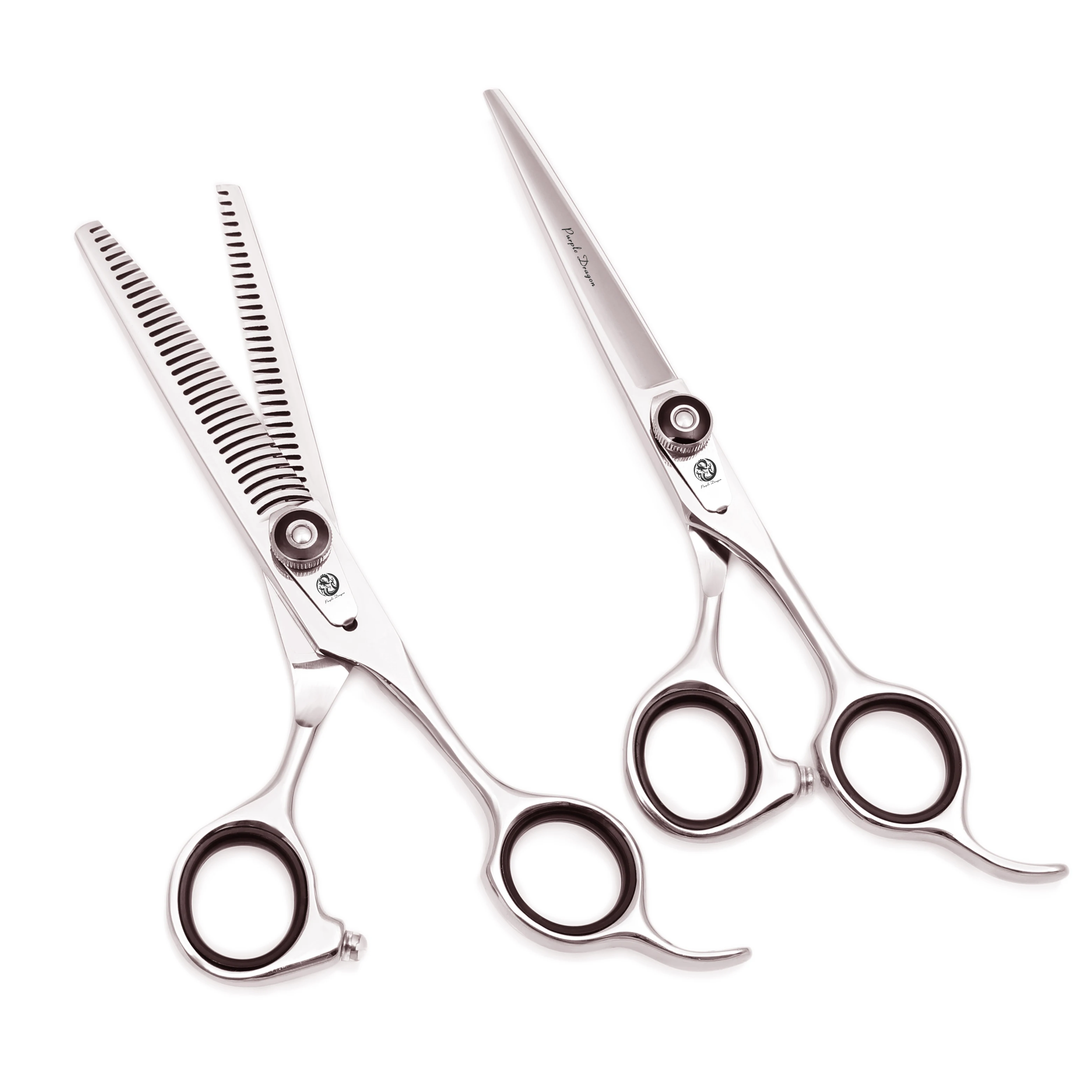 6.0&quot 17cm Purple Dragon JP 440C Haircut Scissors Hairdresser's Set Thinning Shears Styling Tool Professional Hair Z2002 | Красота и