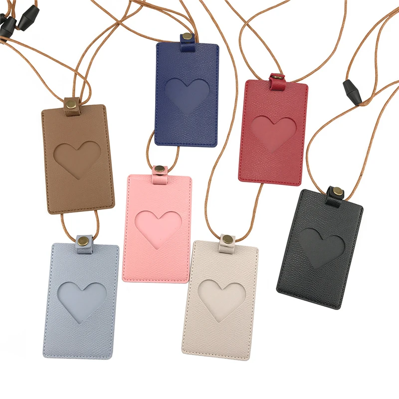 

eTya Women Men Fashion Leather Credit Card Holder Bag 2019 New Business ID Bus Office Work Passport Hold Wallet Purse
