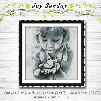 

Girls and butterflies Patterns 14CT 11CT Counted Cross Stitch Sets Wholesale Chinese Cross stitch Kits Embroidery Needlework