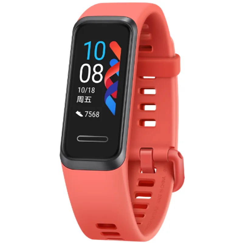 Band 4 Orange Смарт-браслет huawei Band 4, измеритель уровня кислорода в крови, Смарт-часы, монитор сердечного ритма, новые часы с usb-разъемом, зарядка - Цвет: Band 4 Orange