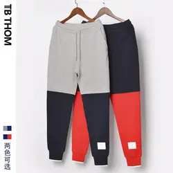 2019 новые стильные мужские спортивные штаны контрастного цвета TB thm повседневные брюки с лучом уличная мода Мужская одежда шаровары