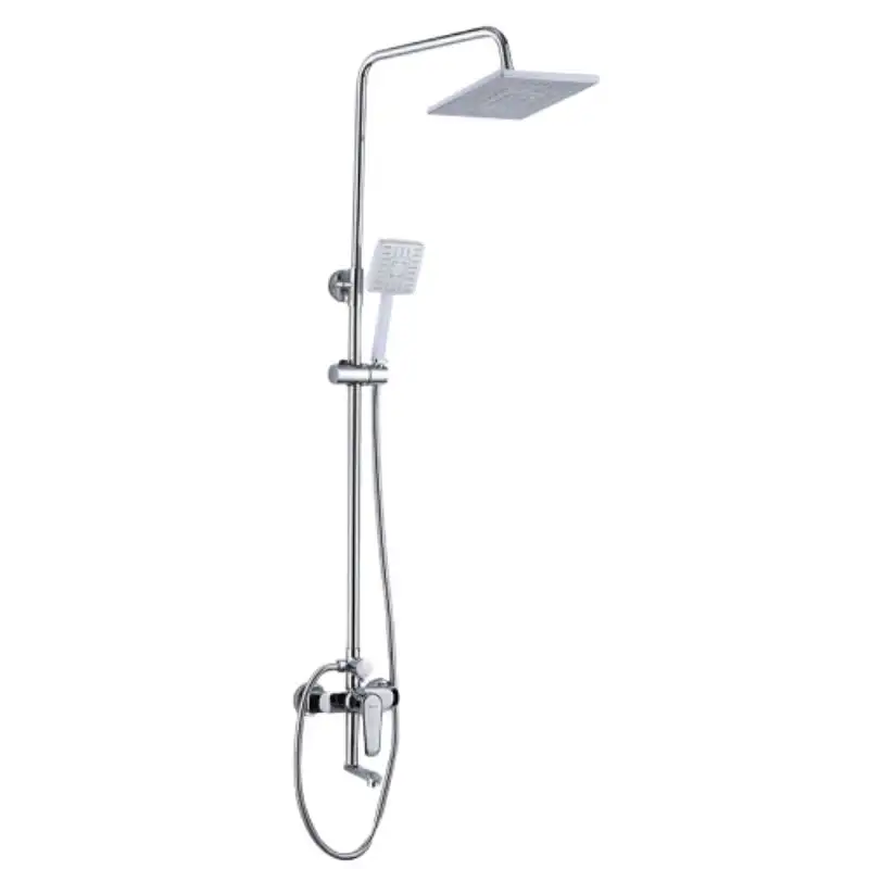 

Precision heavy casting anticorrosion copper bathroom shower set with triple-block
