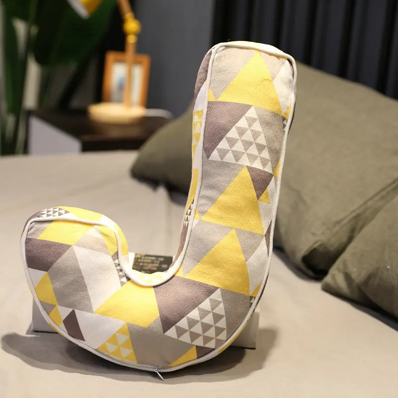 K 1 шт. декоративная подушка с буквами, диванная подушка cuscini decorativi из хлопка и льна, декоративная подушка для дома, подарок для девочки - Цвет: K