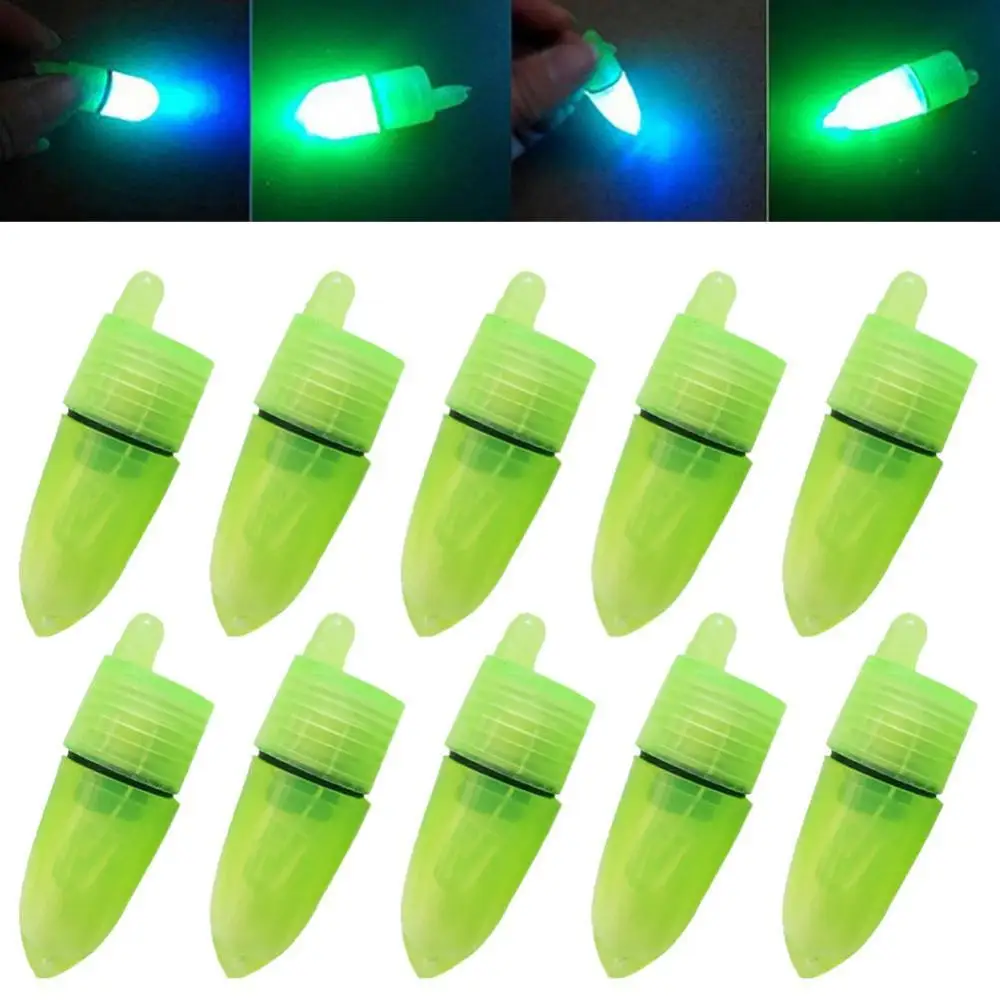 Portable Night Fishing Rod LED Light Fish Bite Alarm Alert Bait Lure Tool Outdoor Sports Fishing Accessories 10Pcs Fishing Tools Fishing Accessories Fishing Tool Fishing Bite Alarm Fishing Tackle