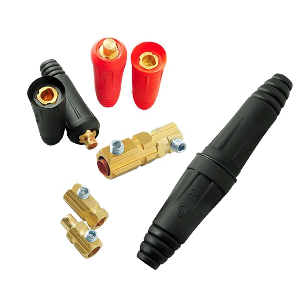 Welding Cable Connector DKJ10-25 35-50 50-70 Quick Fitting Plug Socket Europe
