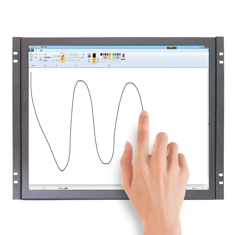 8 inch VGA Touch Screen Monitor With HDMI input