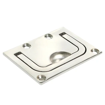 

Replacement Square Flush Ring Boat Hatch Handle Hardware Stainless Steel Polished Recessed Floor Buckle Deck Parts Lift Pull