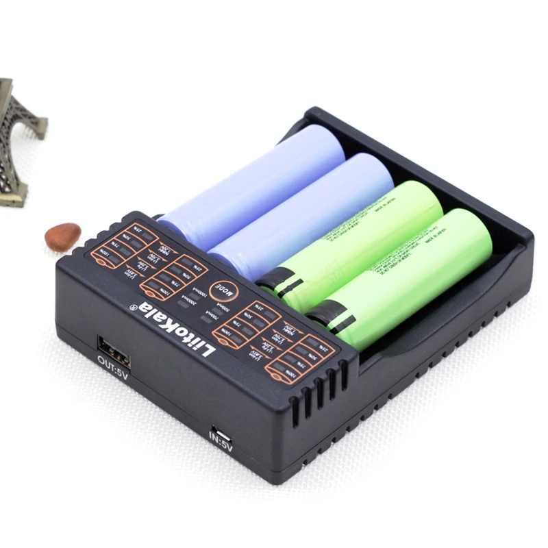 Battery Charger Liitokala Lii-402 18650 battery Charger, Charging 18650 1.2V 3.7V 3.2V AA / AAA 26650 10440 16340 NiMH Lithium Battery Charger