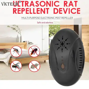

AC 110-250V Ultrasonic Mosquito Killer Mouse Repellent Indoor Electronic Cockroach Rat Rodent Pest Sterilizer Repellent