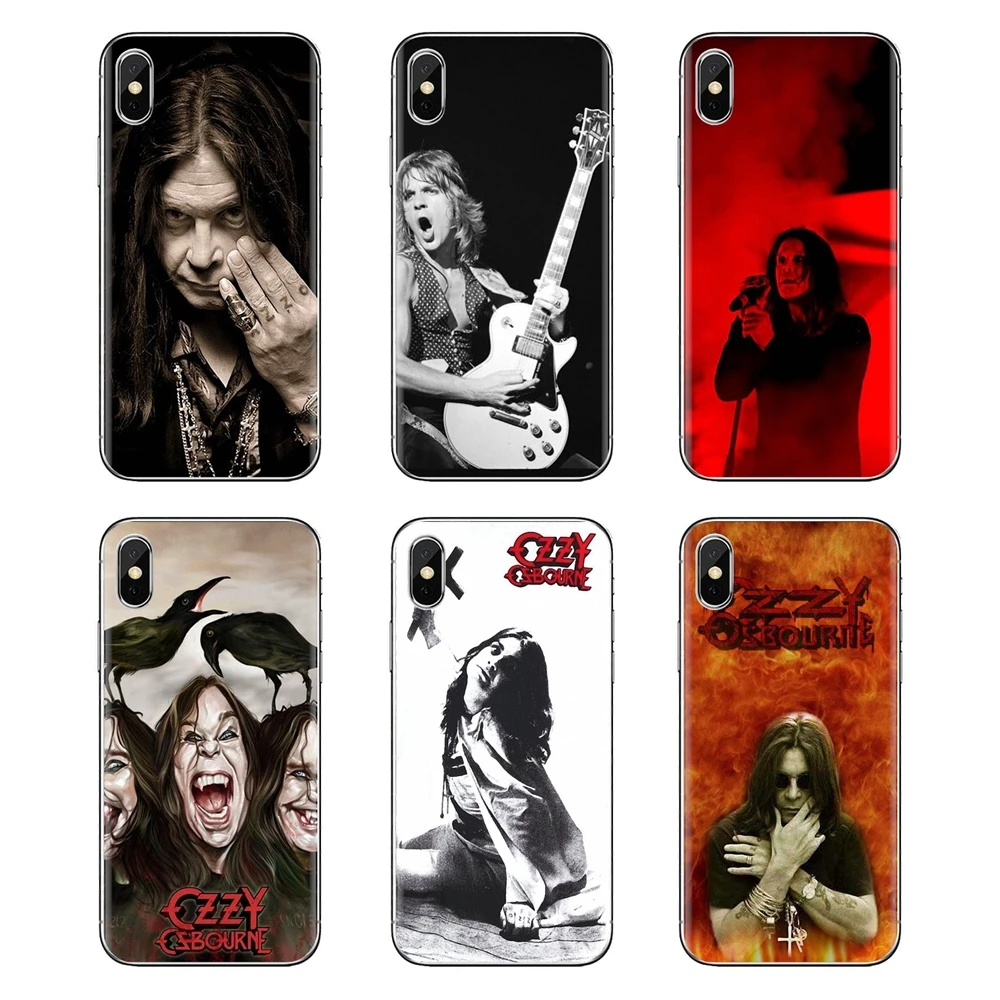 Silicone Housing Case For Samsung Galaxy J1 J2 J3 J4 J5 J6 J7 J8 Plus 2018 Prime 2015 2016 2017 Ozzy Osbourne John Michael Black |