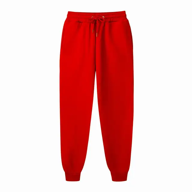 2020 Fashion Fleece Casual Joggers Women Hip Hop High Waist Baggy Sweatpants Running Jogging Sport Pants Trousers Streetwear Red