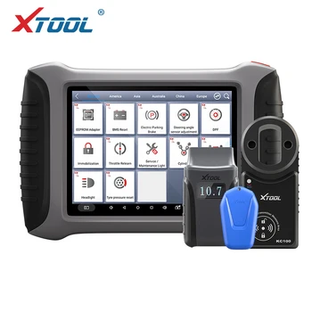 XTOOL A80 With KC100 Bluetooth-compatible/WiFi Full System Diagnostic OBD2 Car Repair Tool key Programmer 1