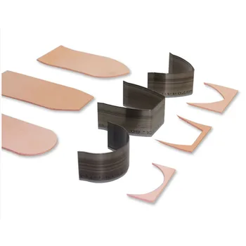 

Baver Leather craft belt sharp/round/suqare end die cutter mould Japan steel blade Punching cut Tools 15-40mm 10pcs/set