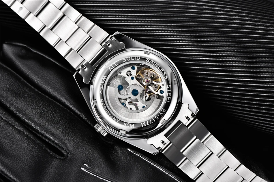 BENYAR Top Brand Fashion Diver Watch Men 50ATM Waterproof Clock Sport Watches Mens Mechanical Wristwatch Relogio Masculino
