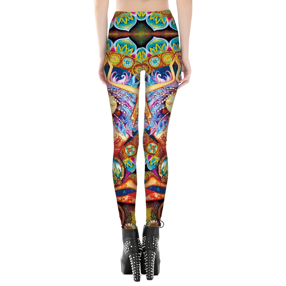 New Summer Stripped Women Leggings Streak 3D Printed Working Out Fitness High Waist Leggins