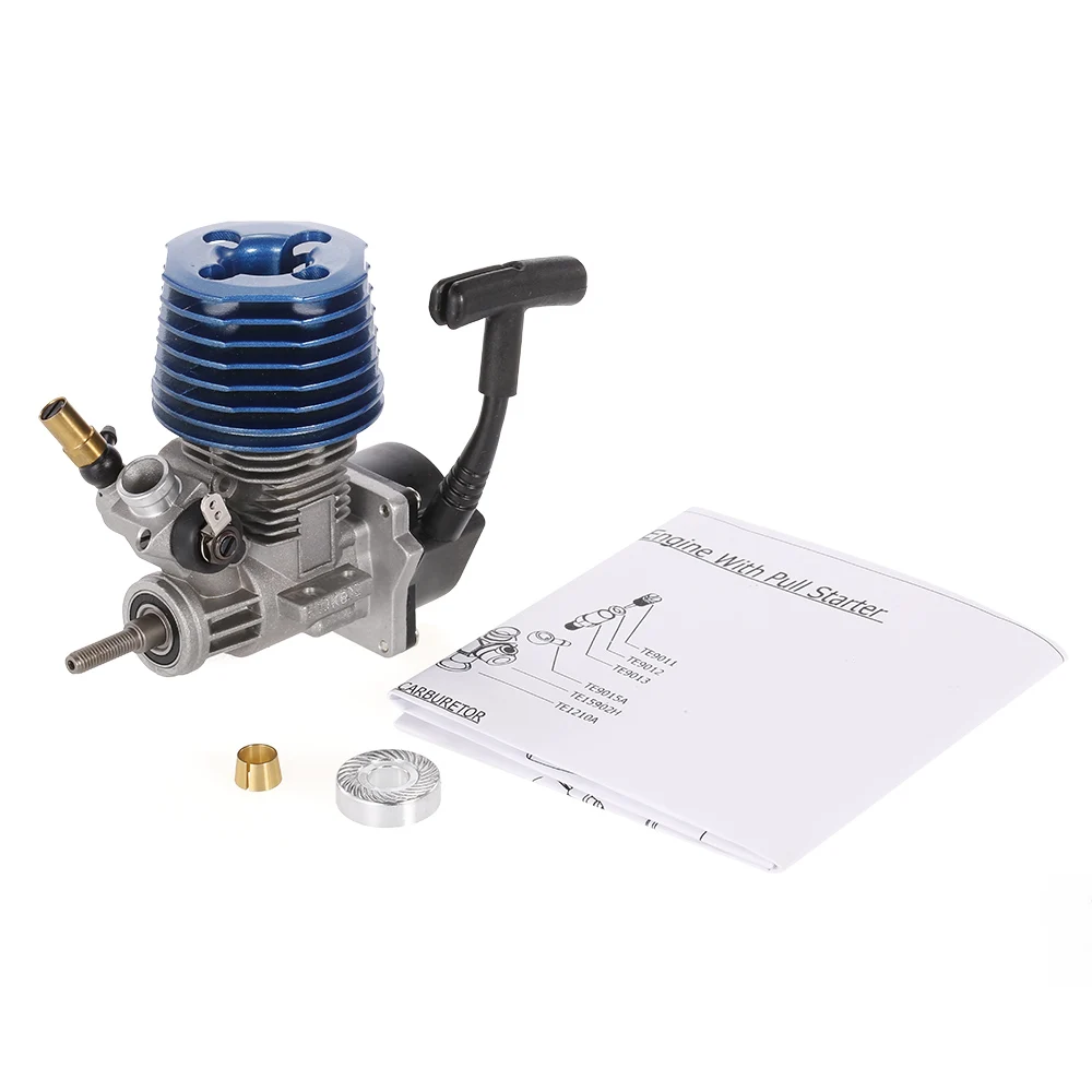 

RC Parts 2.49CC 15 Side Exhaust Hand Pull Starter Engine for 1/8 1/10 RC Off-Road Buggy Monster Truck On-Road Racing Car