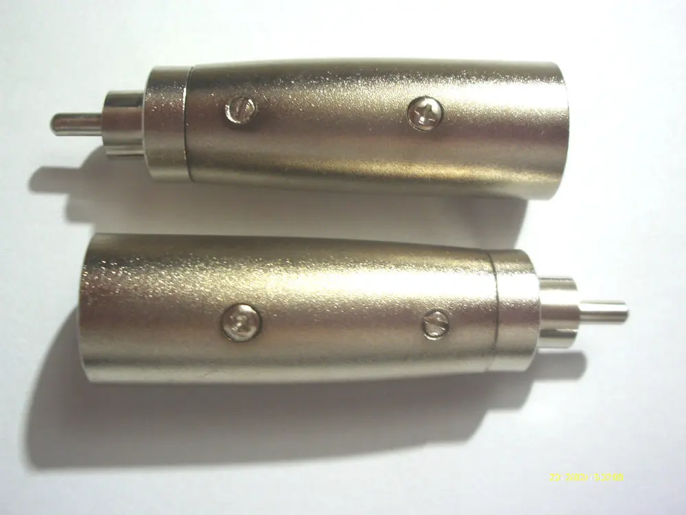 20 штук 3-Pin зарядный кабель с разъемом папа штекер RCA аудио разъем адаптера