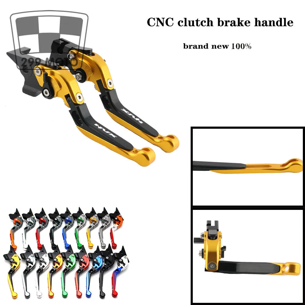 

ForYamaha NVX155 / Aerox155 2017 2018 2019 CNC Motorcycle Accessories Folding Extendable Brake Clutch Levers LOGO NVX
