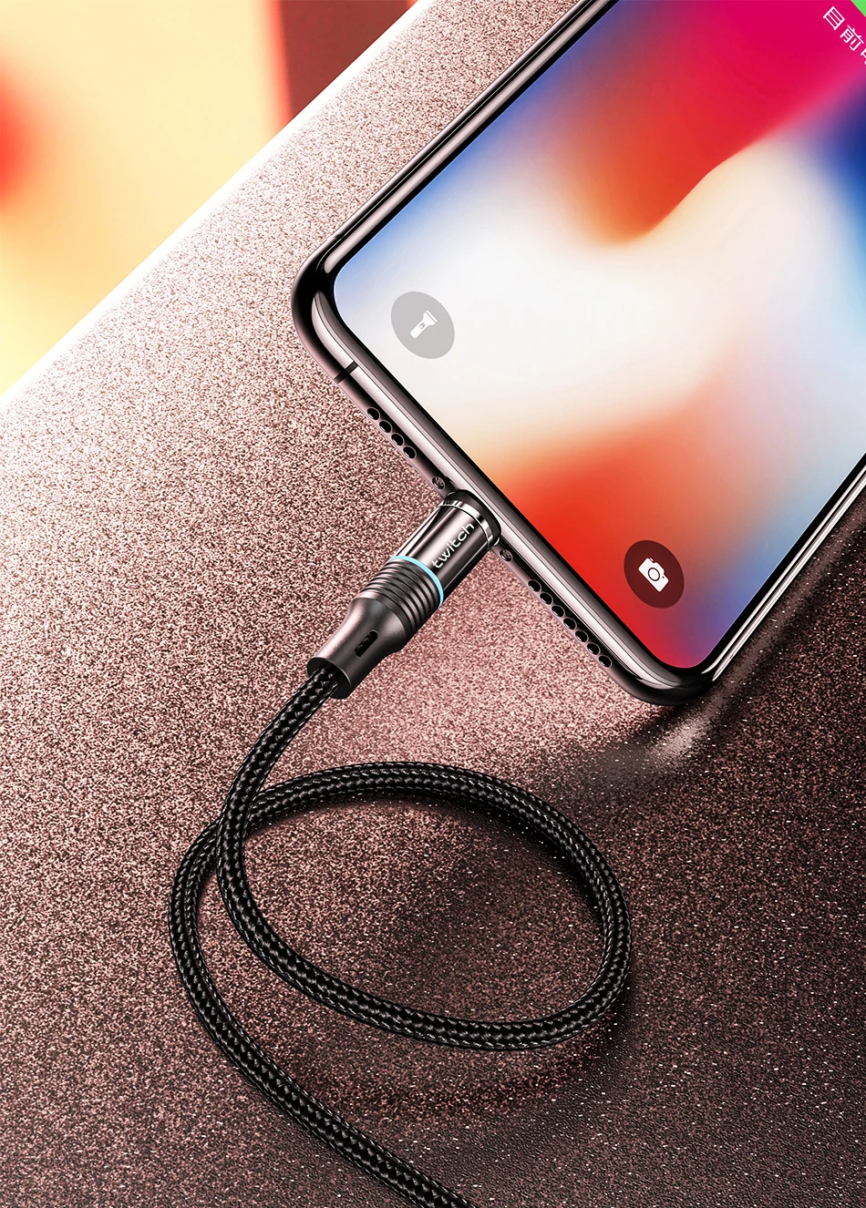 Магнитный кабель Twitch usb type-C кабель для samsung S10 huawei Xiaomi Быстрая зарядка type-C зарядный провод USB C магнит