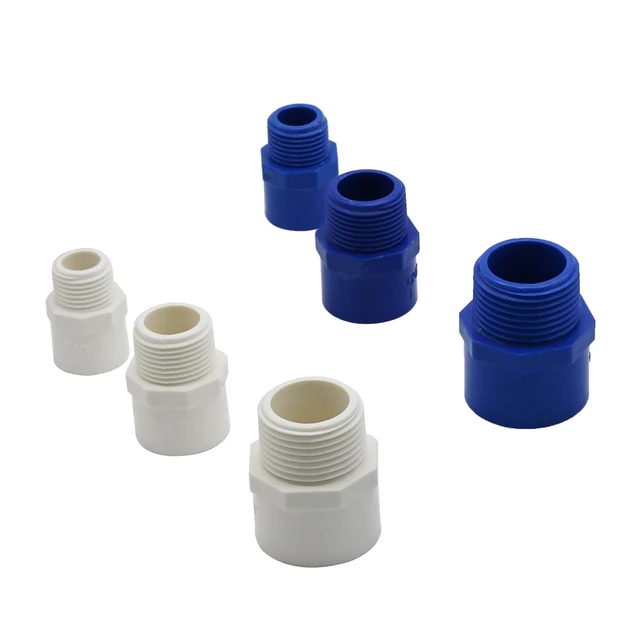 1/2 "3/4" 1 "Külső Szál A Belső Átmérőjű 20/25/32 Mm -Es Hím Bsp Adapter Vízcsövek Szerelvényei Pvc Tömlőjavító Csatlakozó