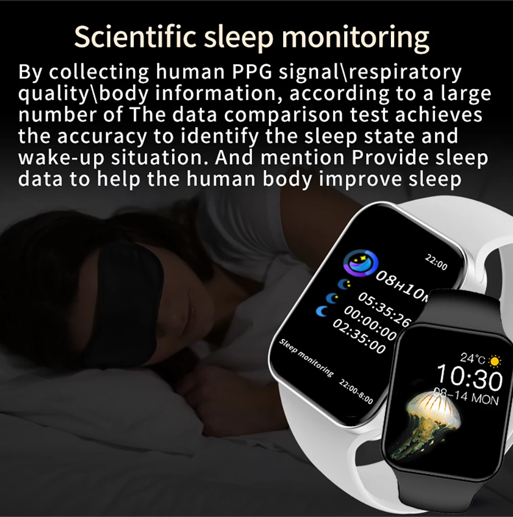 IWO T100 Plus Smart Watch Series 7 Heart Rate Monitor 2021 Smartwatch Men Women Fitness Tracker Bracelet For Android IOS Iphone