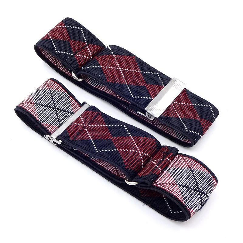 1 Pair Men Shirt Adjustable Armband Sleeve Garter Bartender Cuff Holder Fashion Arm Band Hold Up