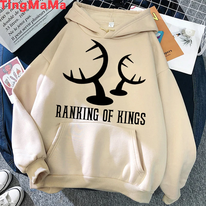 Japanese Anime Ranking of Kings Hoodies Men Kawaii Cartoon Bojji Ousama Graphic Streetwear Unisex Harajuku Sweatshirts Male